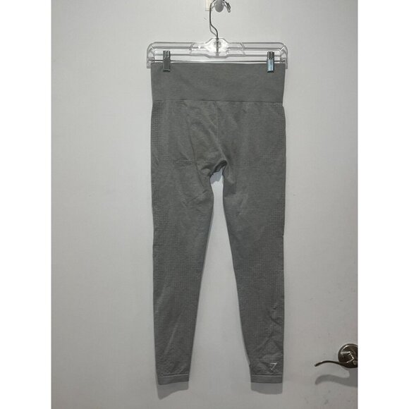 Gymshark Gray Seamless High-Waisted Activewear Compression Women's Pants Legging - Picture 3 of 6